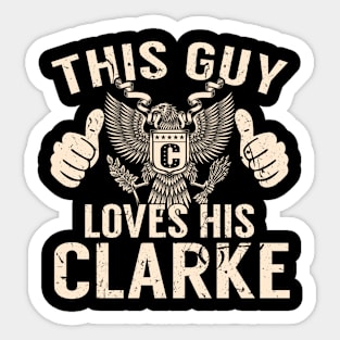 CLARKE Sticker